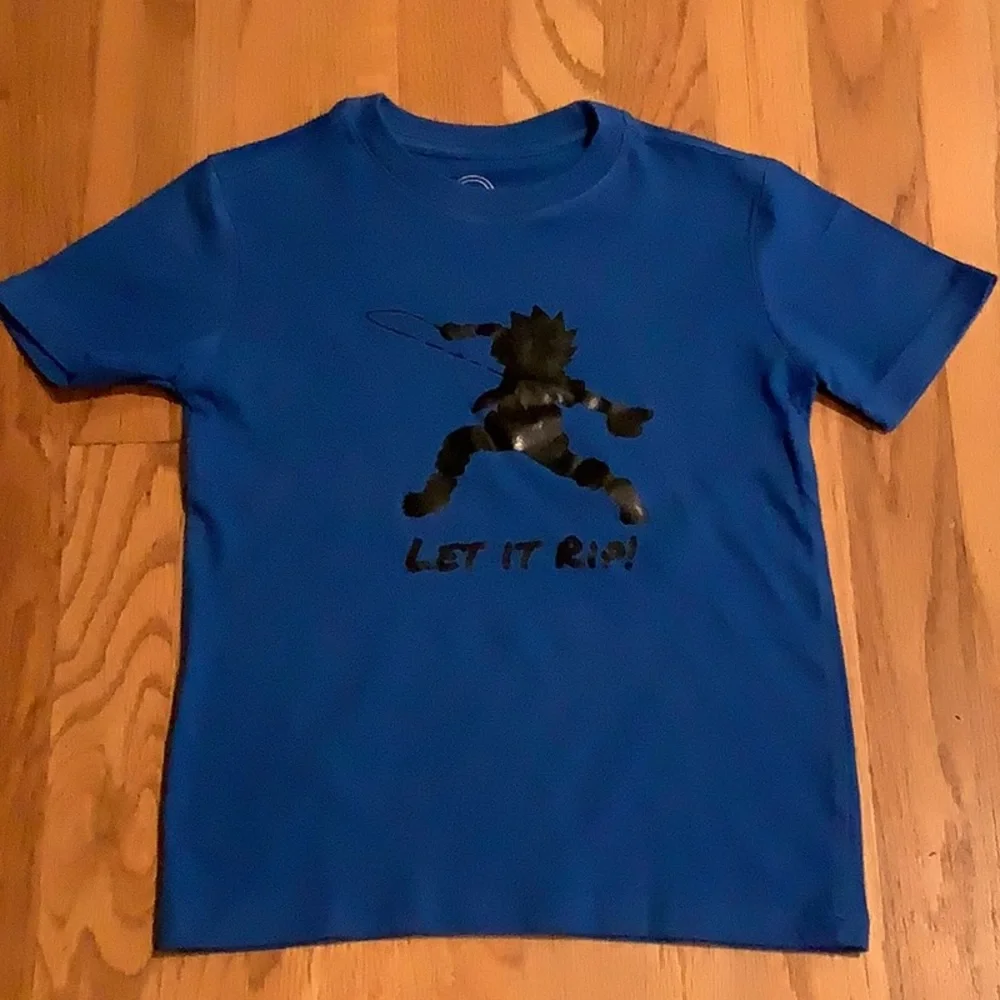Wonder Nation - ‘LET IT RIP’ - KIDS T-Shirt - Royal Blue  - Boy’s Size XS